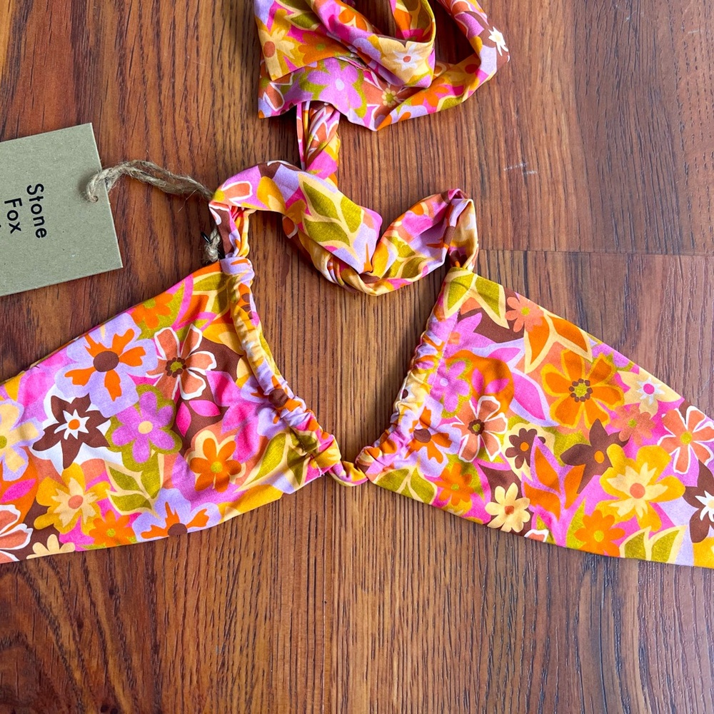 NWT stone fox swim top